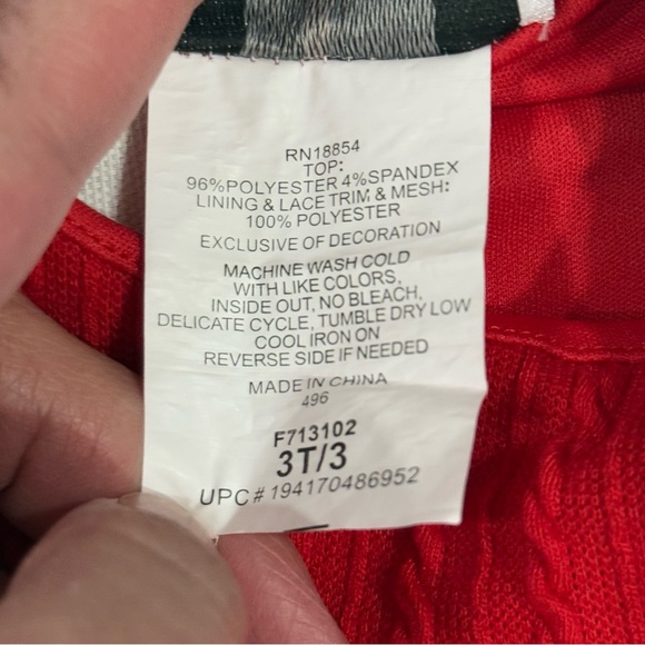 ❤️4 for $20❤️ Rare Editions Toddler Girl 3 Piece Set/leggings & Headband Size 3T - Picture 5 of 16